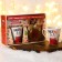 New Year's set, 300 ml mug, keychain, white color