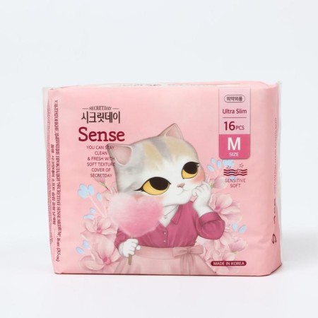 The ultra -thin breathing gaskets Secretday Sense Medium, 16 pcs.-1