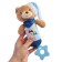 The squeak is a rattle "Bear", with a tear, Mum & Baby