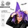 Halloween carnival hat with diodes, purple