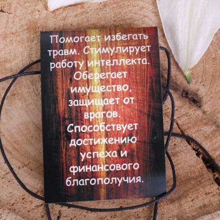 Руна из ювелирной бронзы «Альгиз», 68 см-3