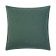 Ethel pillow, 45x45+1 cm, dark green, 100% cotton
