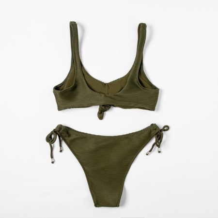 Swimsuit female separate minku "Joy" color green size 42-6