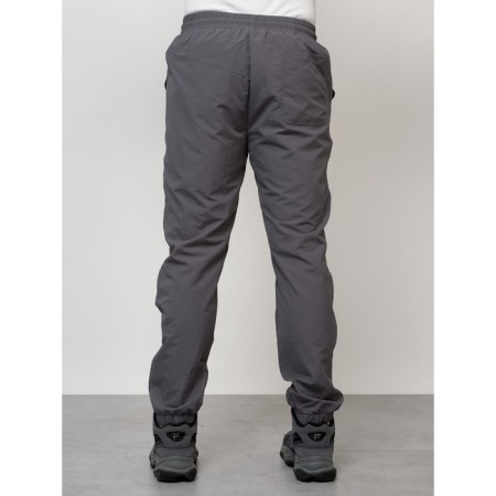Male tracksuit, size 48, gray color-7