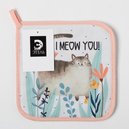 Group "I meow you" 19x19 sarzha, 100% x/l, Vatin 250g/m2-3