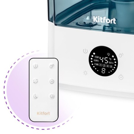 Air humidifier KitFort KT-2876, 32 W, 4.5 l, cord length 1.3 m, 32 dB, 12 hours-4