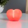 Night Plastic "Heart" 2W LED red 4x7.5x5cm