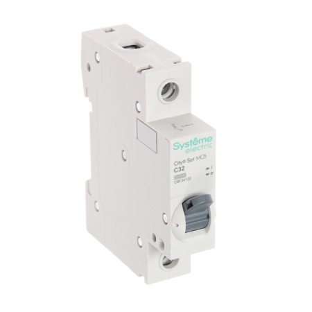 The circuit breaker SE CITY9 SET, C, 32 A, 1P, 4.5 KA, 230 V-1