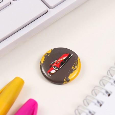Icons sunset set 3 pcs d = 25 mm "Racing" 7x7 cm-4
