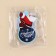 Schildik decorative for the gift "Santa Claus on the Ball", 4.6 x 7 cm, New Year