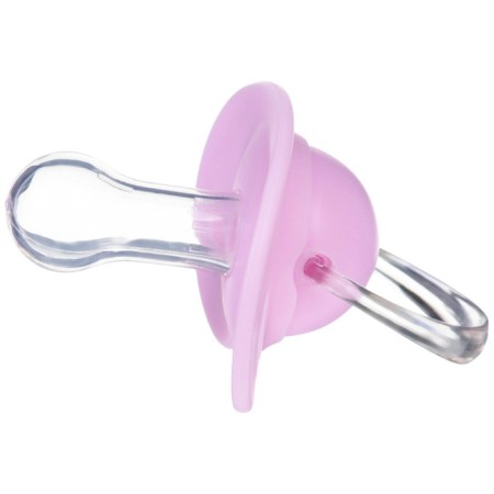 Nipple - classic dummy, silicone +3 months, with a cap, mix for a girl-6