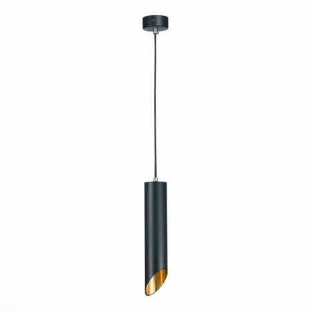 Suspension lamp ST LUCE. ST152.403.01. 1x50 W, GU10, 6x6x30 cm, black color-5