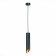 Suspension lamp ST LUCE. ST152.403.01. 1x50 W, GU10, 6x6x30 cm, black color