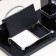 Table set 4V1 with a business card and clock, 34x17x13 cm