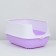 The toilet is closed with the upper hole, a scoop, a coal filter of 40 x 56 x 40 cm,