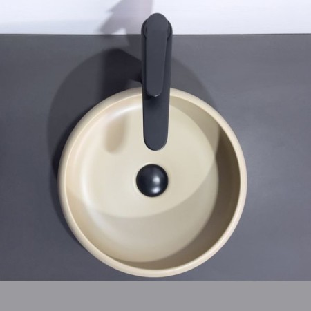 Haller shell Comforty 113MC, round, cappuccino color matte-3