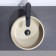 Haller shell Comforty 113MC, round, cappuccino color matte