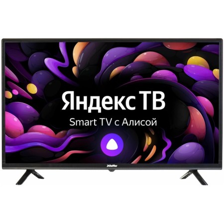 TV Doffler 32khs57, 32 ", 1366x768, DVB-S2/S/T2/T/C, HDMI 2, USB 1, Smart TV, Black