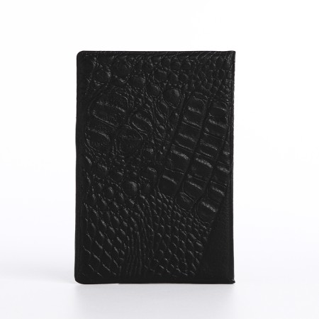 Cover for passport, black color-1