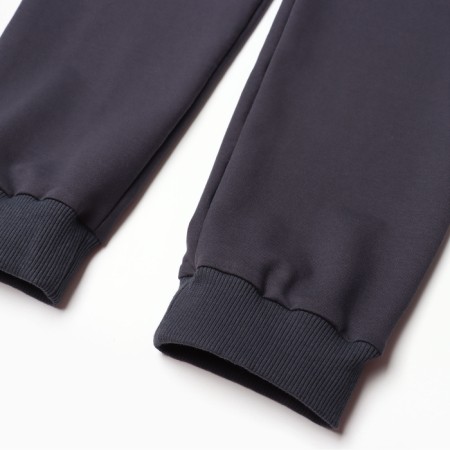 A set for a boy (jumper, trousers), graphite color, height 152 cm-5