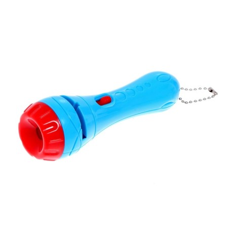 Developing “Funny Projector” toy with a flashlight, 4 slides, 32 pictures, mix-1