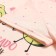 Women's home set (T -shirt/Bridges), peach color, size 50