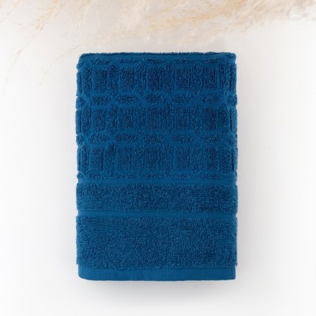 Trush towel Space, size 50x90 cm, blue, 320 g/m, 100% cotton-1