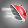 Iron Homestar HS-4003, 2000 W, ceramic sole, 200 ml, white red