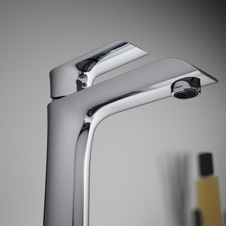 Vince Esse VBF-1E1ch shell mixer, single-leaf, pour 147 mm, brass, chrome-3