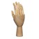 Model wooden hand children's right 18cm