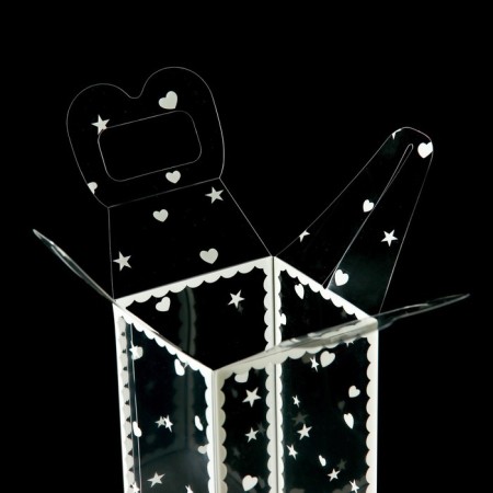 Folding box from PVC 12 x 7 x 7 cm "Heart"-3