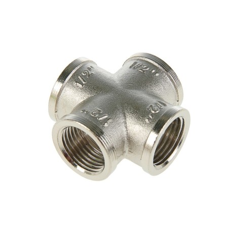 Cross Valtec, 1/2 ", internal thread, nickelized brass-1