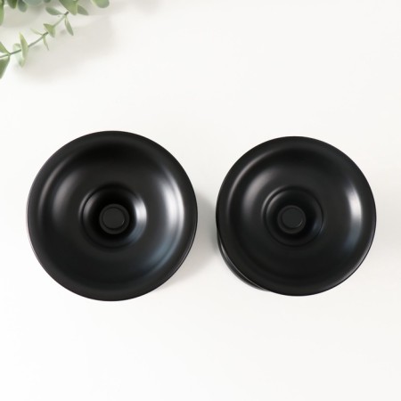 Summary Metal for 1 candle "Greek" d = 8 cm set 2 pcs h = 15.5 cm 11.5 cm-2