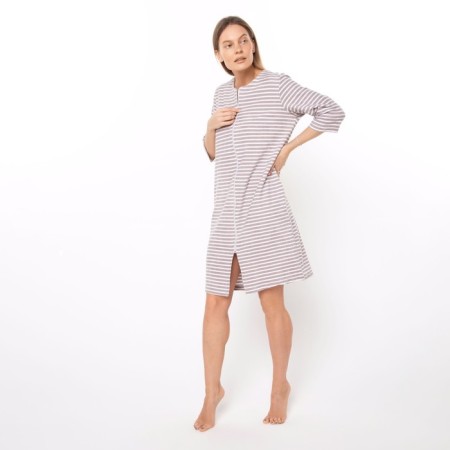 Women's robe, coffee color, size 54-3