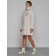 Coat insulated winter female, size 58, beige color