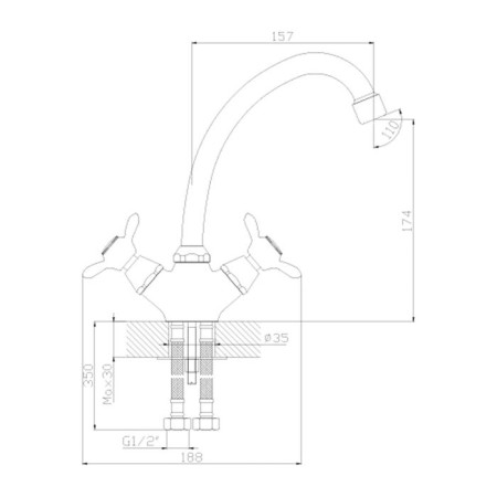 Rossinka Q02-71 kitchen mixer-1