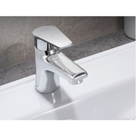 Mixer for the RMS SL132-001F shell, single-leaf, non-rotary spout, chrome