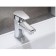 Mixer for the RMS SL132-001F shell, single-leaf, non-rotary spout, chrome