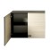 Cabinet hinged B600 mallow 600x626x290, wenge-lredo