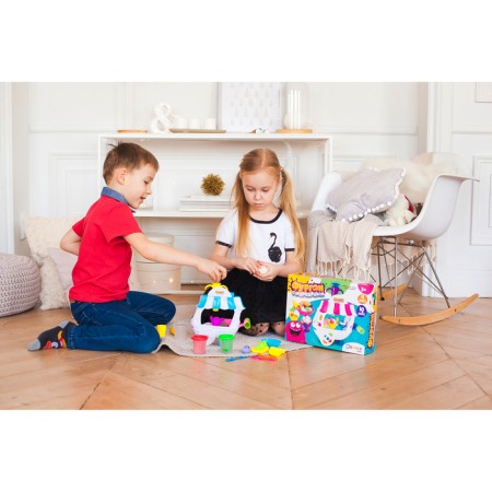 Set for playing with plasticine "Van with ice cream"-4