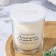 A candle in a glass flavored "lemongrass and green tea", 7x7 cm, 27 hours