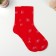 A gift of socks with a print in the bank "Working schedule" (male, "snowflakes")