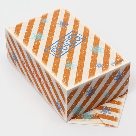 New Year. Gift box - New Year's Folding candy “Miracles happen”, 18 x 28 x 10 cm.-1