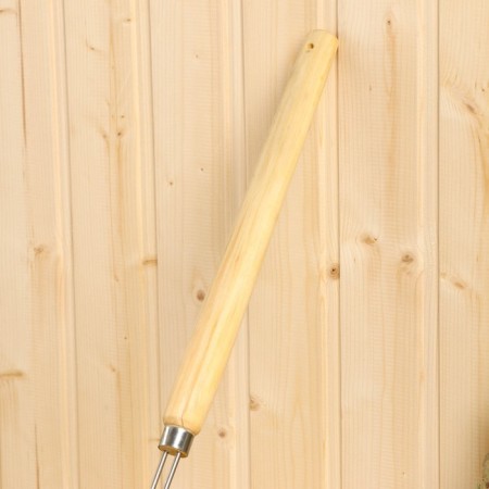 Stainless steel bathhouse, 0.7l, 58 cm, with a wooden handle-1