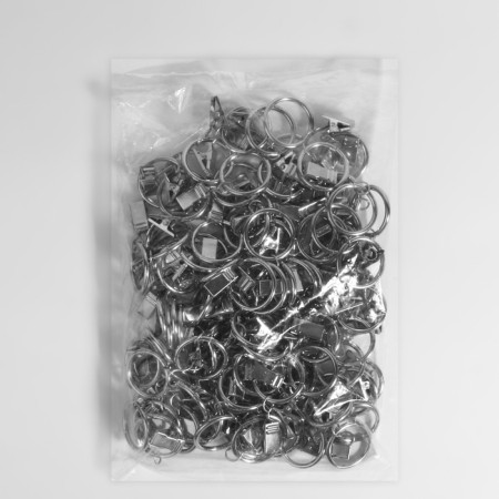 Ring for the cornice, with a clamp, d = 23/30 mm, silver color-2