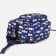 Baby backpack on lightning, external pocket, blue color
