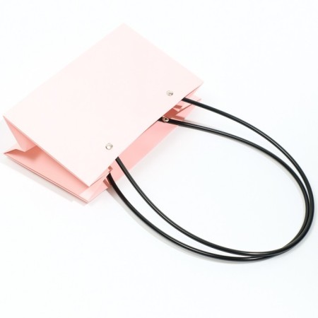 Bag for flowers pink moisture -resistant, 22 x 10.5 x 13.5 cm-3