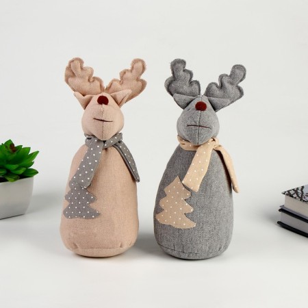 Soft toy "Deer" with sand, color mix-3