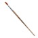 Nylon brush No. 8, flat, wooden pen