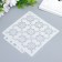 Plastic stencil "Damasian pattern" 13x14 cm